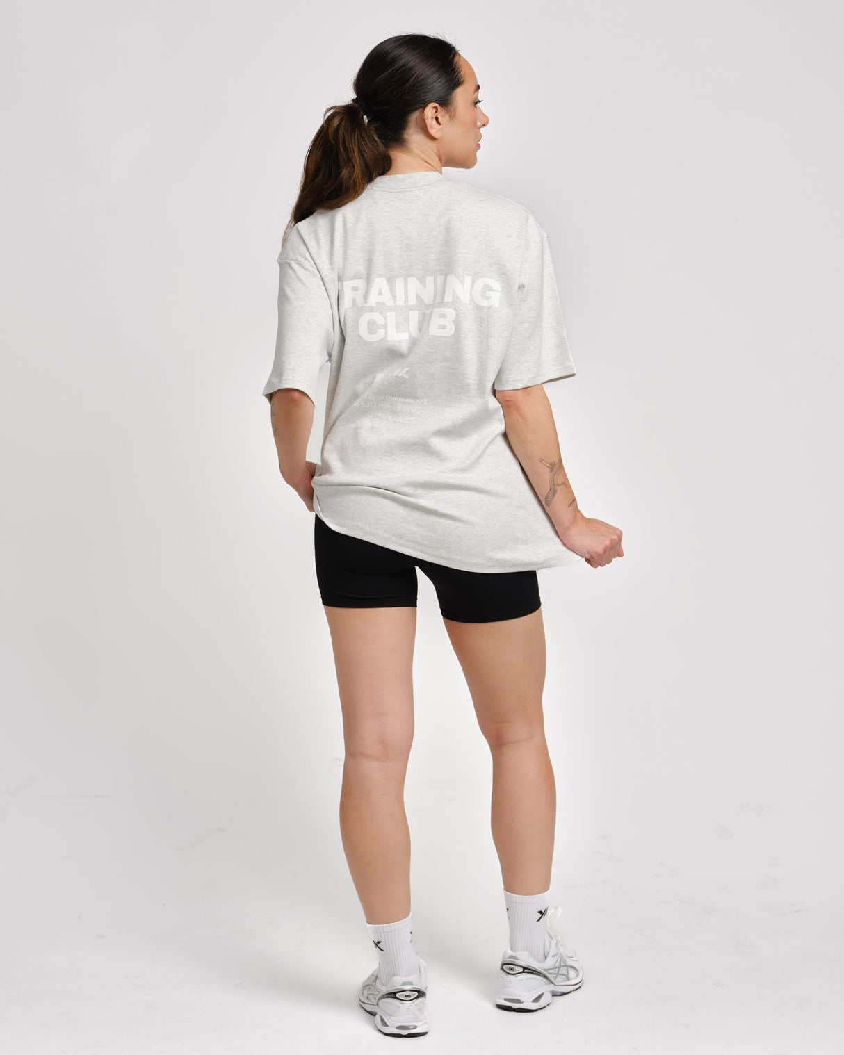 Caged T-Shirt Training Club - Lichtgrijs