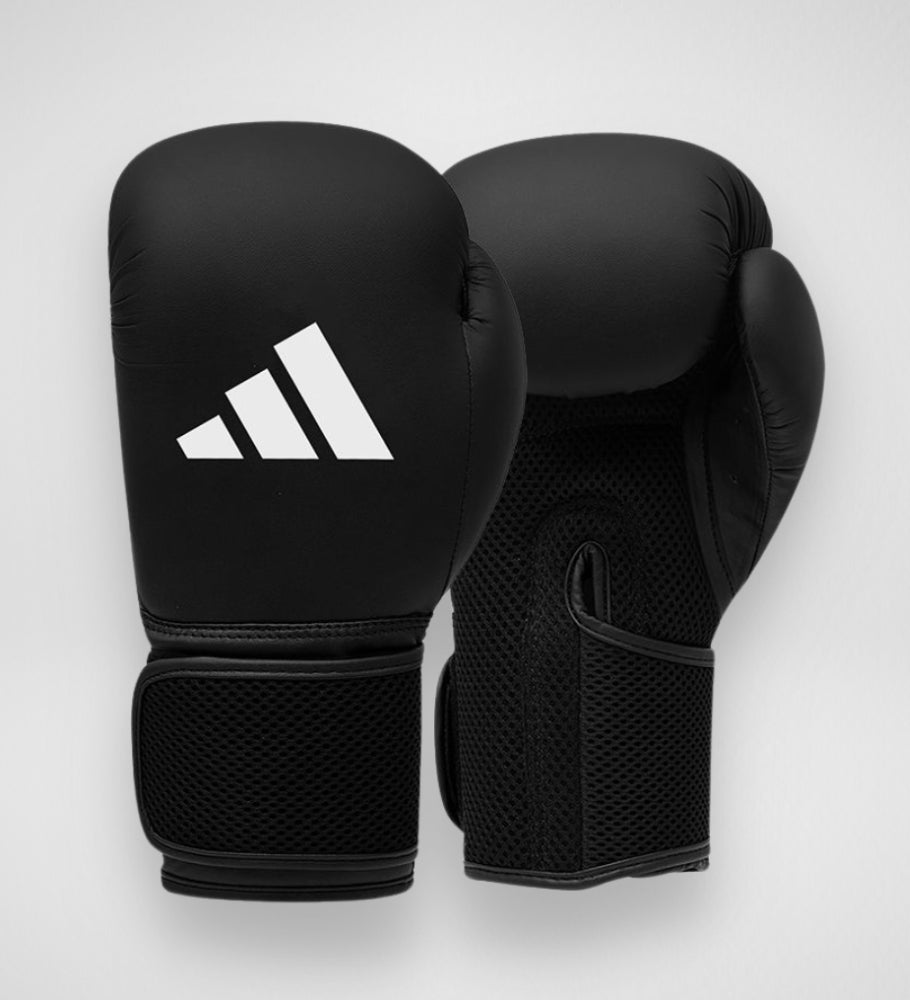 Adidas (Kick)Bokshandschoenen Hybrid 25 Kids - Zwart/Wit