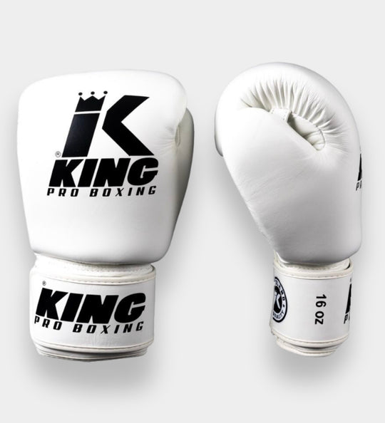 King Pro Boxing Bokshandschoenen BGVL3 - Wit/Zwart