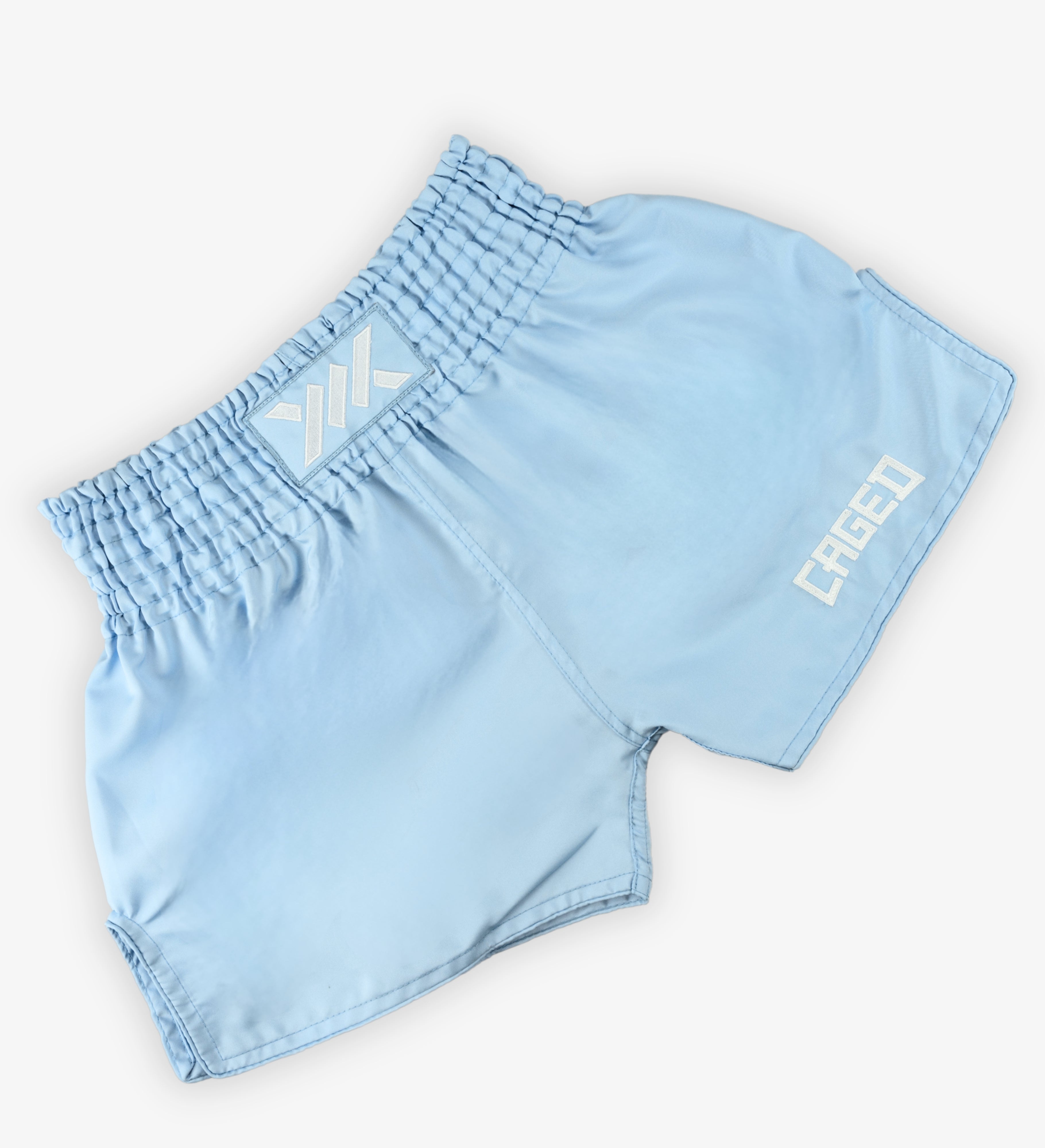 Caged Classic Muay Thai Shorts - Licht Blauw