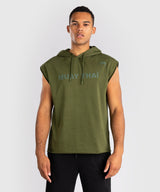 Venum Hoodie Muay Thai VT Mouwloze - Militair Groen