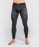 Venum Compressiebroek Midnight Fury - Zwart/Grijs/Zilver