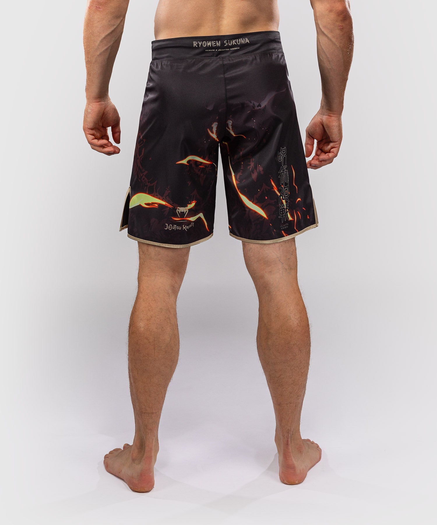 Venum MMA Shorts x Jujutsu Kaisen Sukuna - Zwart/Beige