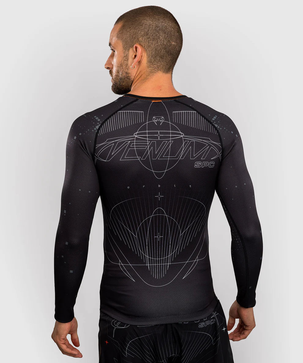 Venum Rashguard Lange Mouwen Eclipse - Zwart