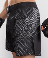 Venum MMA Shorts Midnight Fury - Zwart/Grijs/Zilver