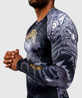 Venum Rashguard Wolf Atak - Zwart/Grijs