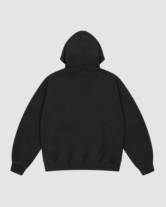 Caged Hoodie Varsity - Zwart