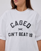 Caged Club T-shirt - Wit
