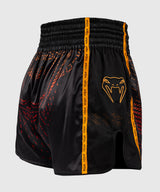 Venum Muay Thai Shorts Quetzal Fury - Zwart/Rood/Goud