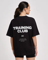 Caged T-Shirt Training Club - Zwart