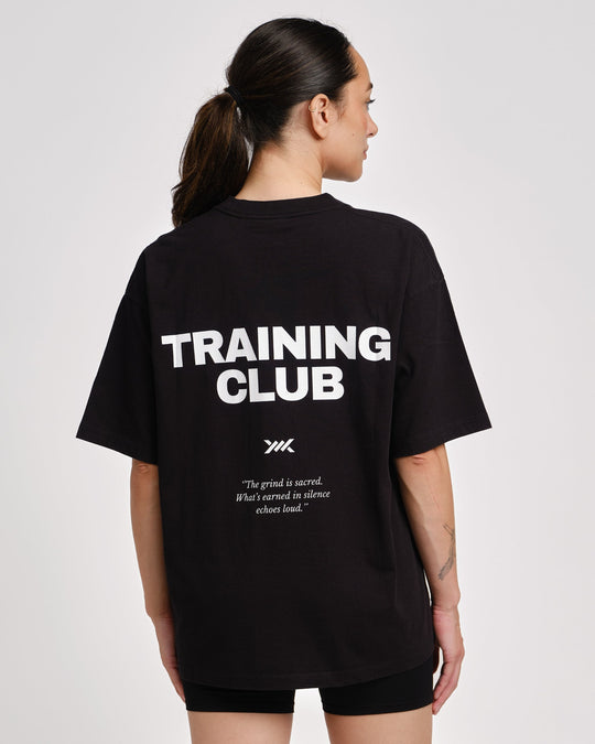 Caged T-Shirt Training Club - Zwart