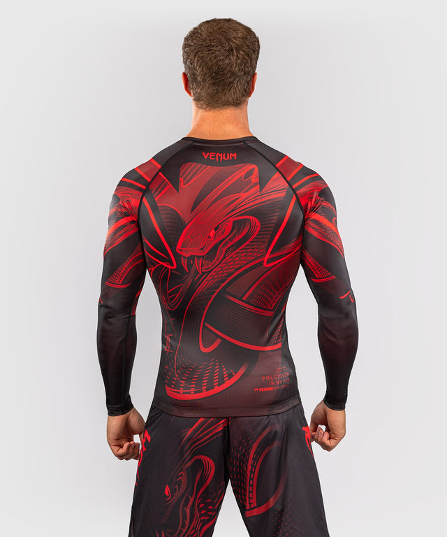 Venum Rashguard Crimson Viper 2.0 Lange Mouwen - Zwart/Rood