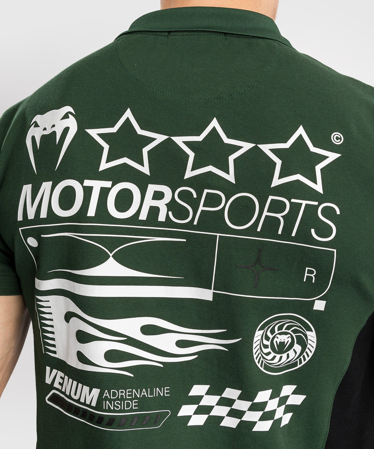 Venum Motorsport Polo - Diep Groen