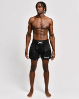 Caged Muay Thai Shorts Classic - Zwart/Wit