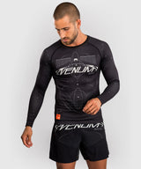 Venum Rashguard Lange Mouwen Eclipse - Zwart