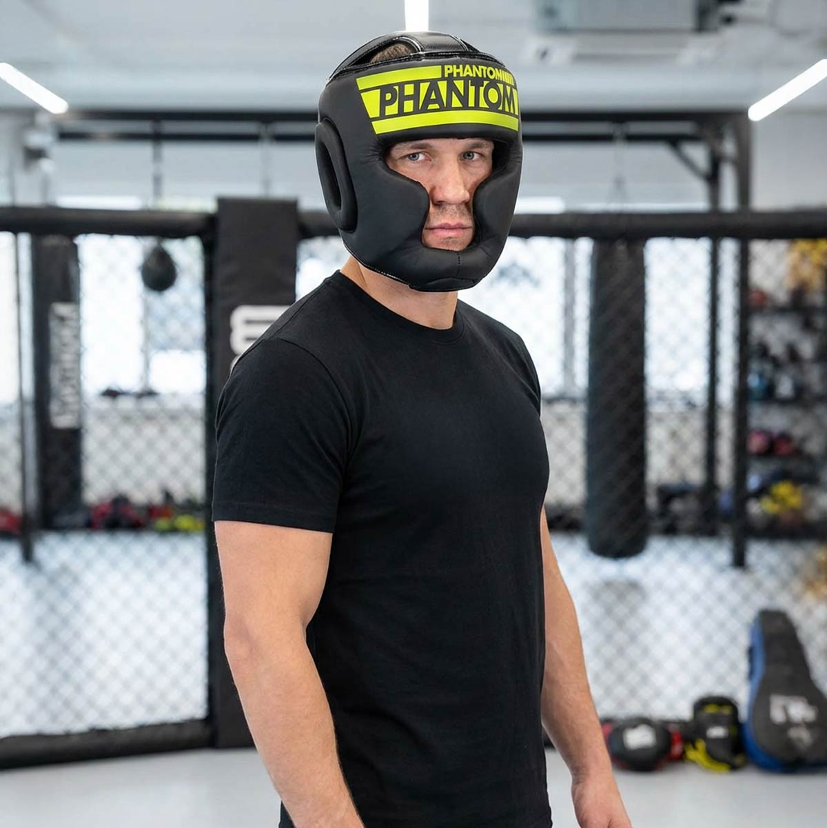 Phantom Athletics Hoofdbeschermer Apex Full Face - Zwart/Neon