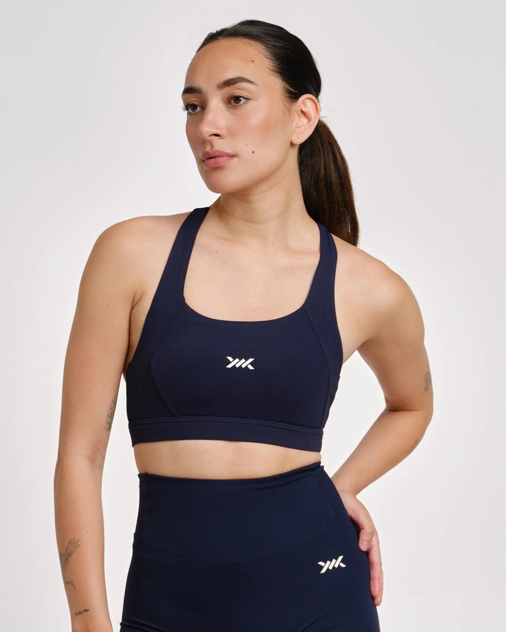 Caged Essential Sport BH - Navy Blauw
