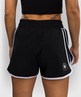 Venum Damen-Trainingsshorts Twilight – Schwarz/Weiß
