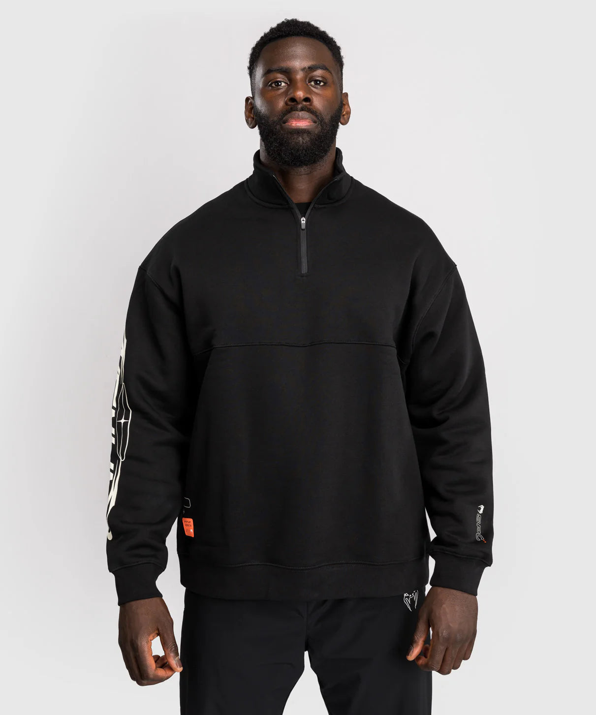 Venum Half-Zip Jacket Eclipse - Zwart