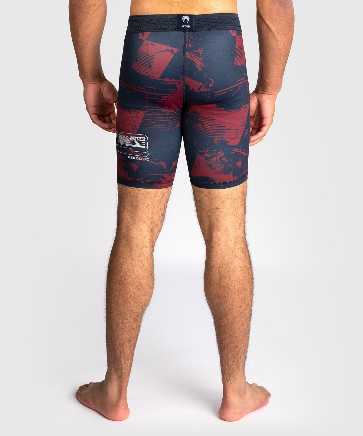 Venum UFC MMA Shorts Zenith - Marineblauw/Bordeauxrood/Zilver