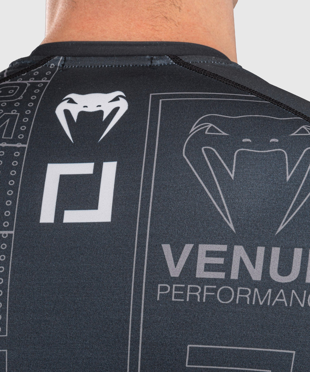 Venum Rashguard Karate Combat - Zwart/Grijs