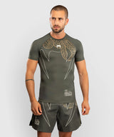 Venum Rashguard Korte Mouwen Serpenti - Kaki Groen