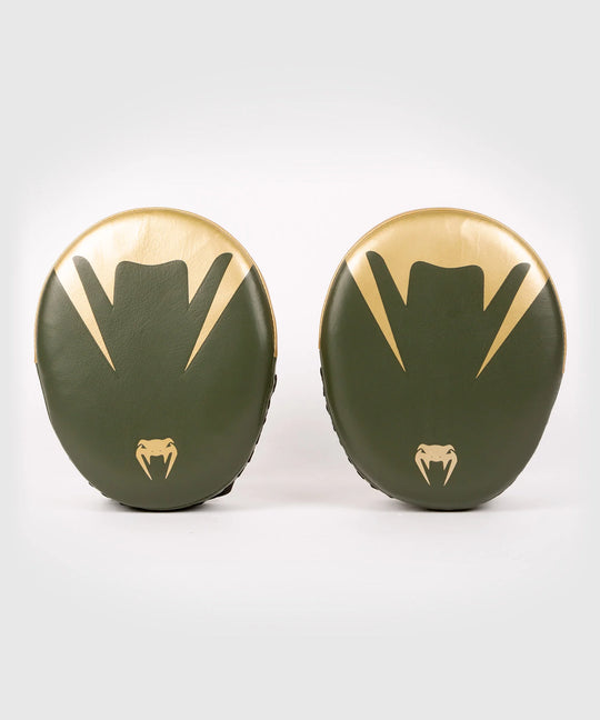 Venum Pro Boxing Handpads - Kaki Groen/Goud