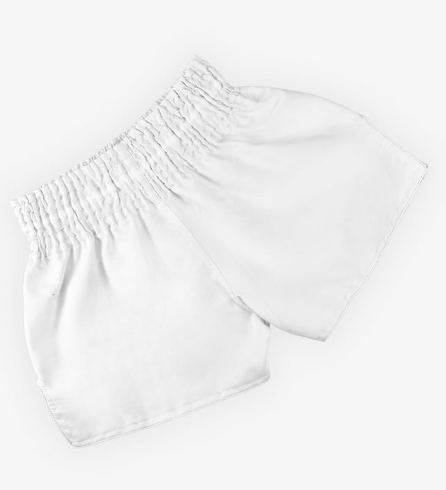 Caged Muay Thai Shorts Classic - Wit/Zwart vrouw