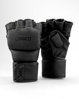 Caged MMA handschoenen Shadow - Zwart/Zwart