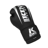 King Pro Boxing Revo Boxhandschuhe - Schwarz/Silber 
