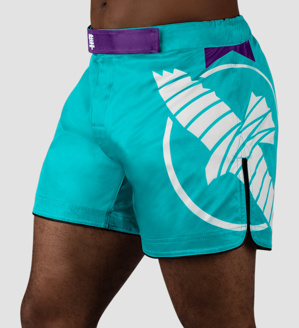 Hayabusa MMA Shorts Icon - Oceaangroen
