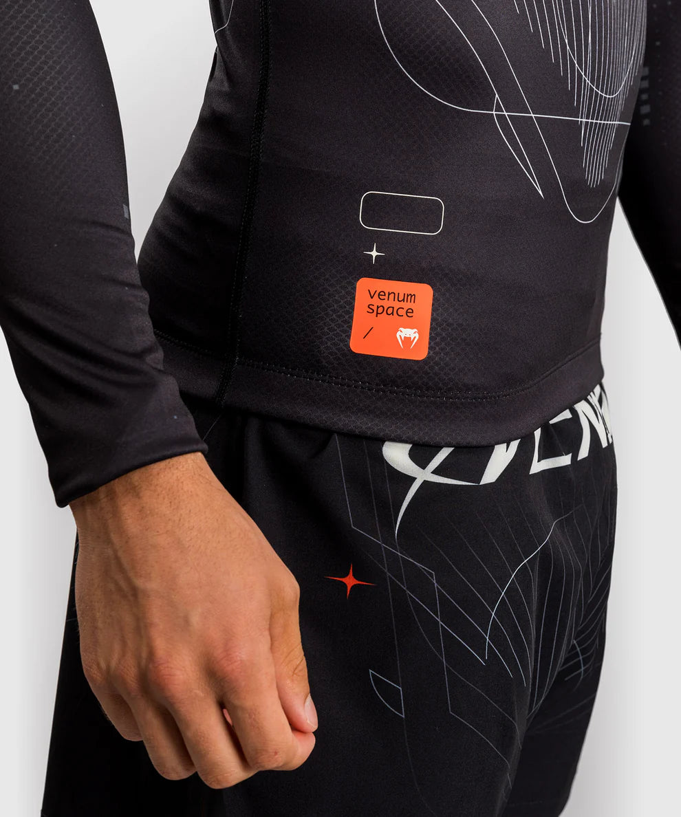 Venum Rashguard Lange Mouwen Eclipse - Zwart