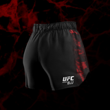 Hayabusa x UFC BJJ MMA Shorts Dames - Zwart/Rood