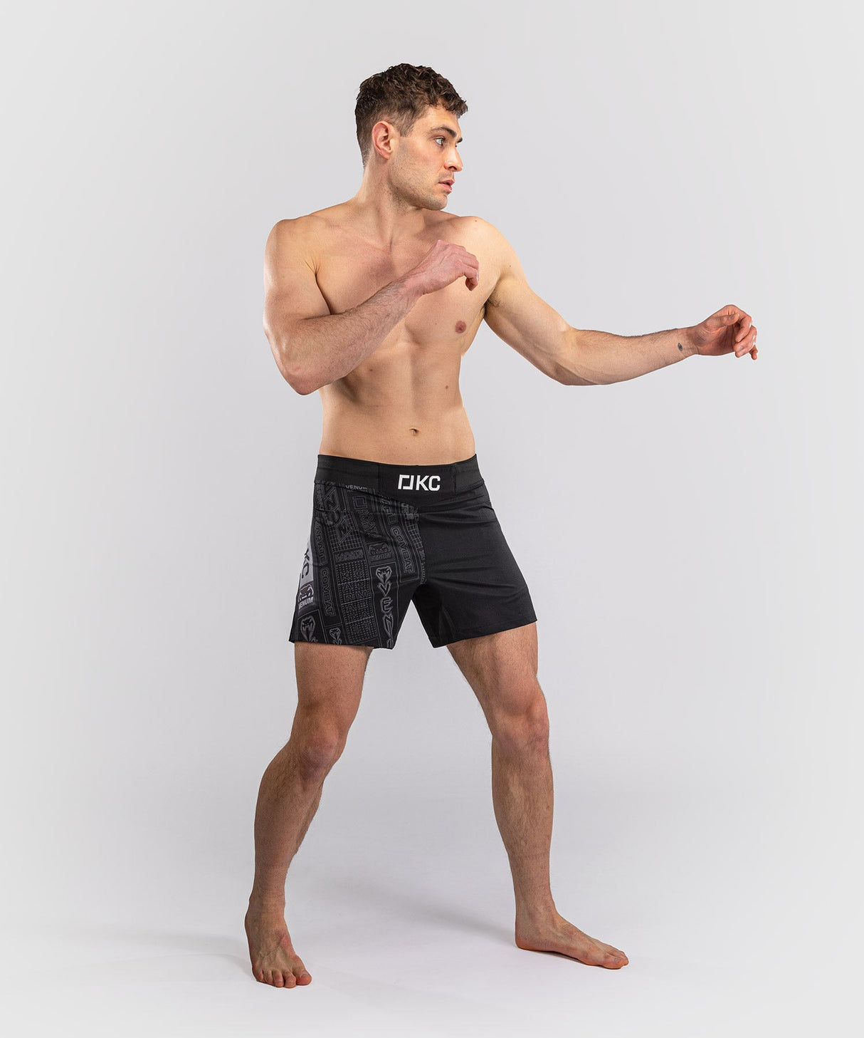 Venum MMA Shorts Karate Combat - Zwart/Grijs