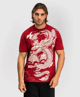 Venum T-shirt Dragon's Flight - Rood/Crème Wit