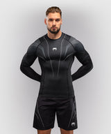 Venum Rashguard Streamline - Zwart/Wit