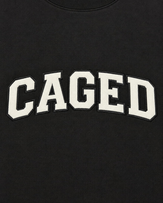 Caged Sweater Varsity - Zwart