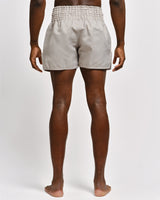 Caged Muay Thai Shorts Classic - Licht Grijs/Zwart