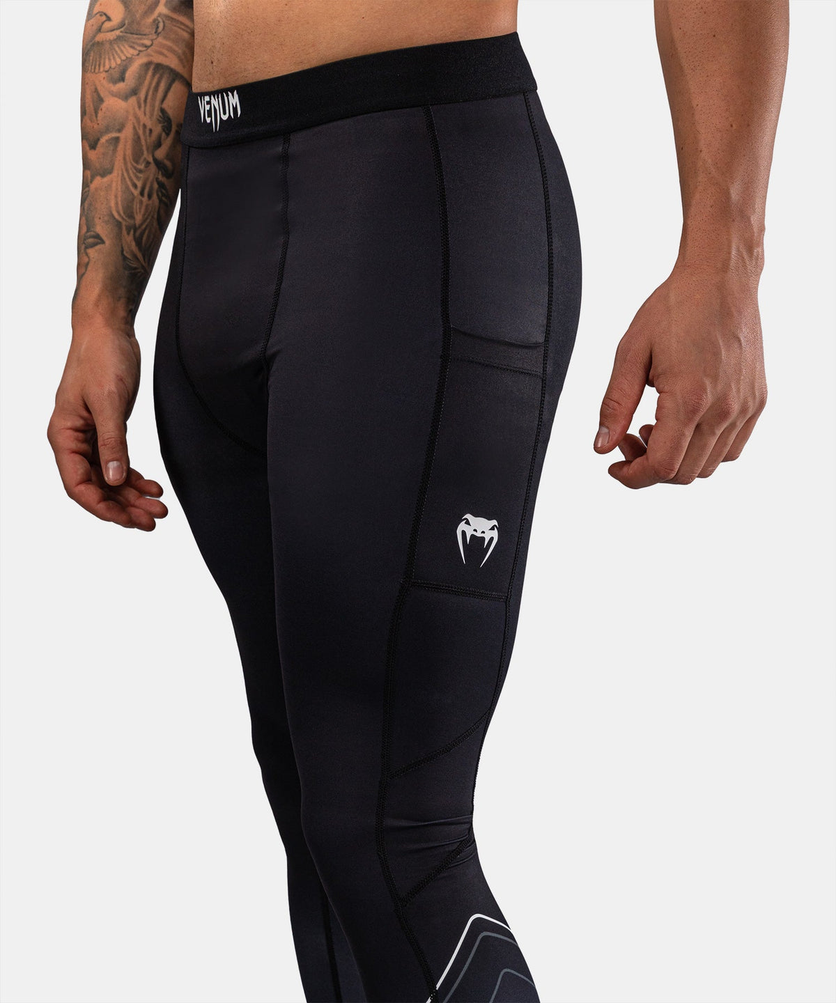 Venum Compressiebroek Streamline - Zwart/Wit