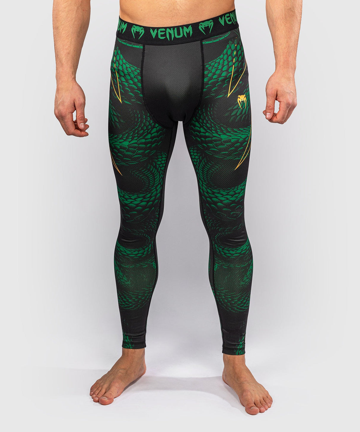Venum Compressiebroek Matupa - Zwart/Groen/Goud