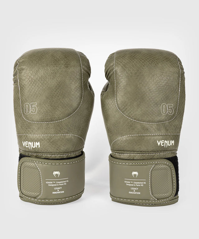 Venum Bokshandschoenen Impact Evo Scales - Legergroen