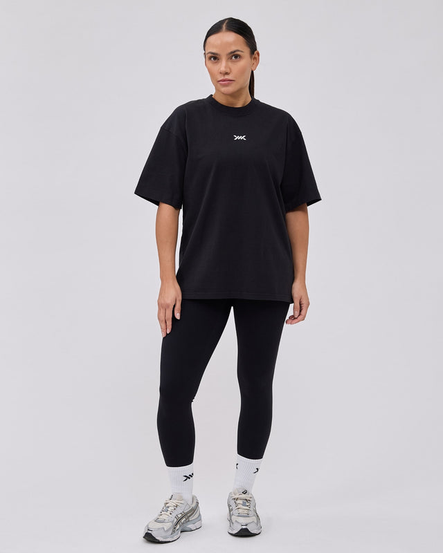 Caged Classic T-Shirt – Schwarz