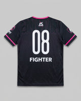 King Pro Boxing T-Shirt Dry-Fit '08' - Zwart/Roze