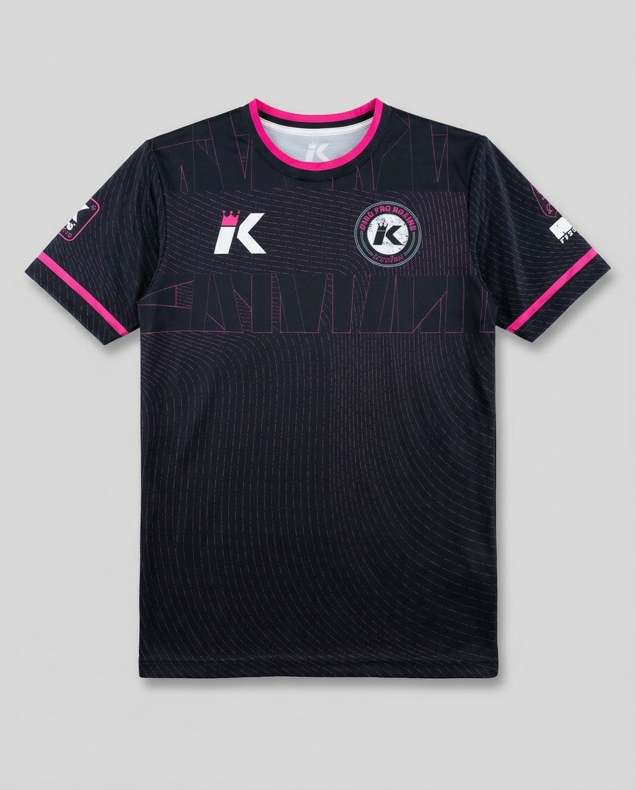 King Pro Boxing T-Shirt Dry-Fit '08' - Zwart/Roze