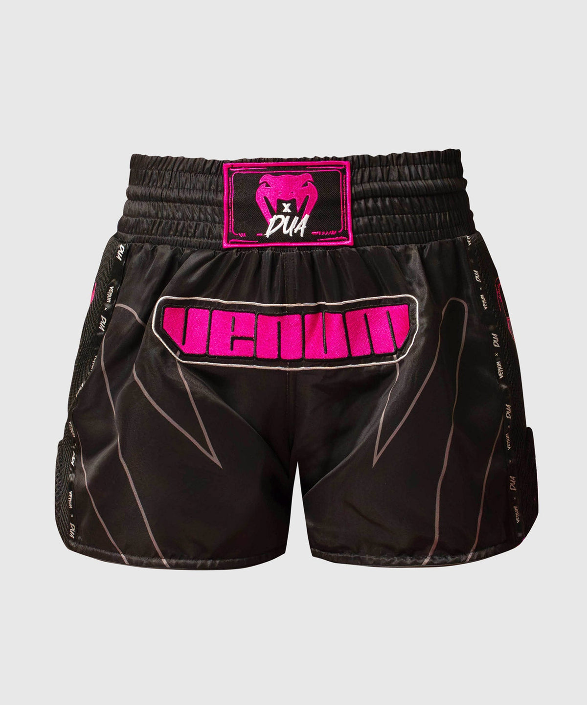 Venum Muay Thai Shorts x Dua - Zwart/Fuchsia Roze