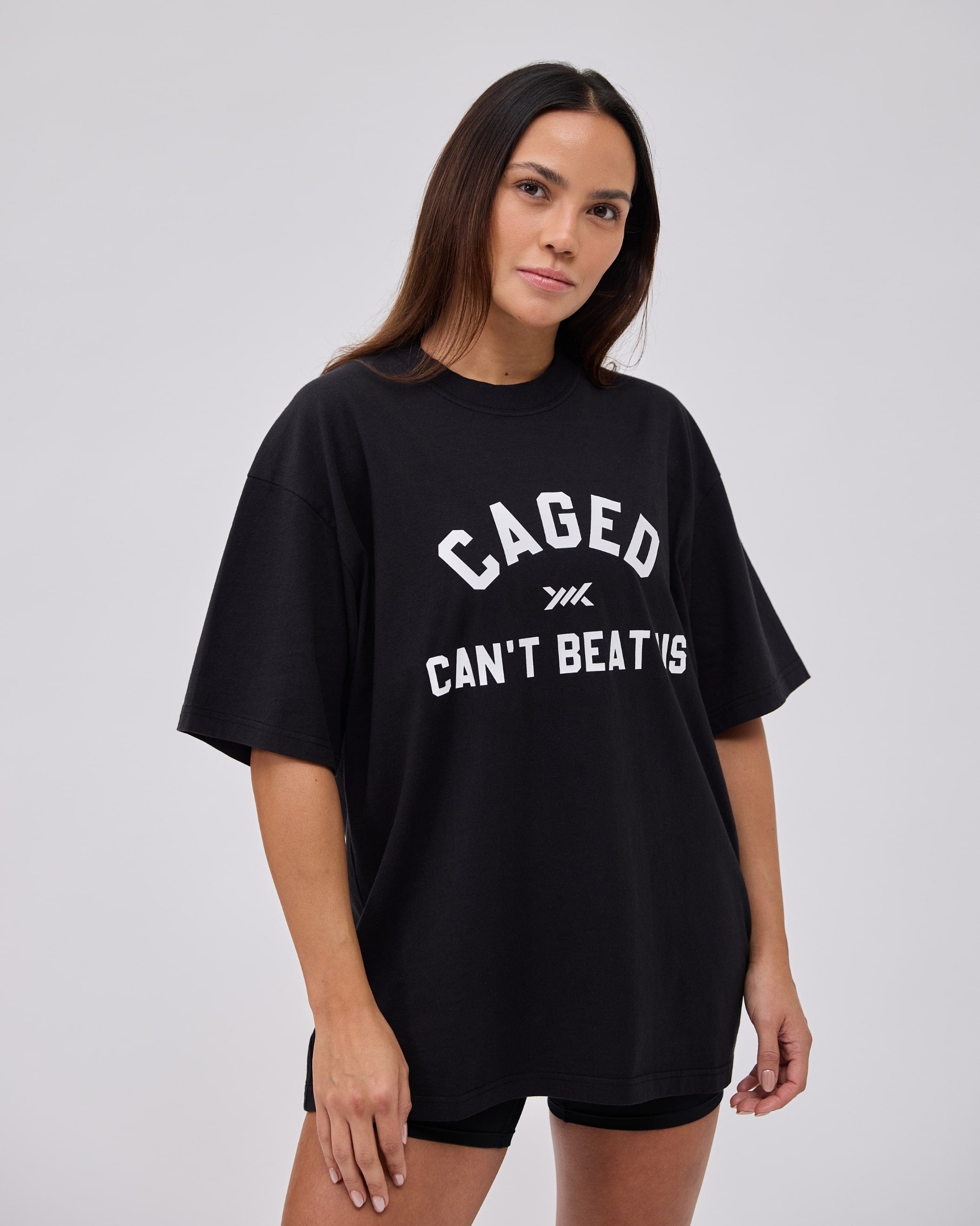 Caged Club T-shirt - Zwart