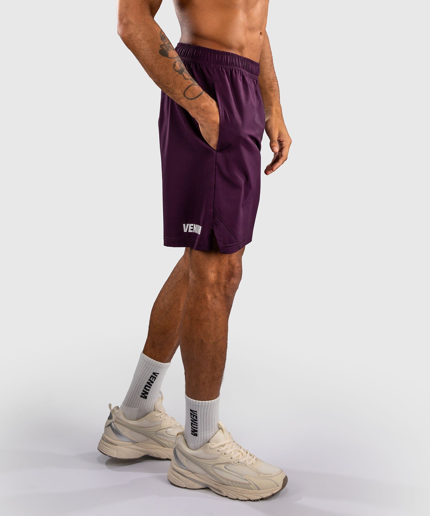 Venum Trainingsshorts Contender - Donkerpaars/Wit