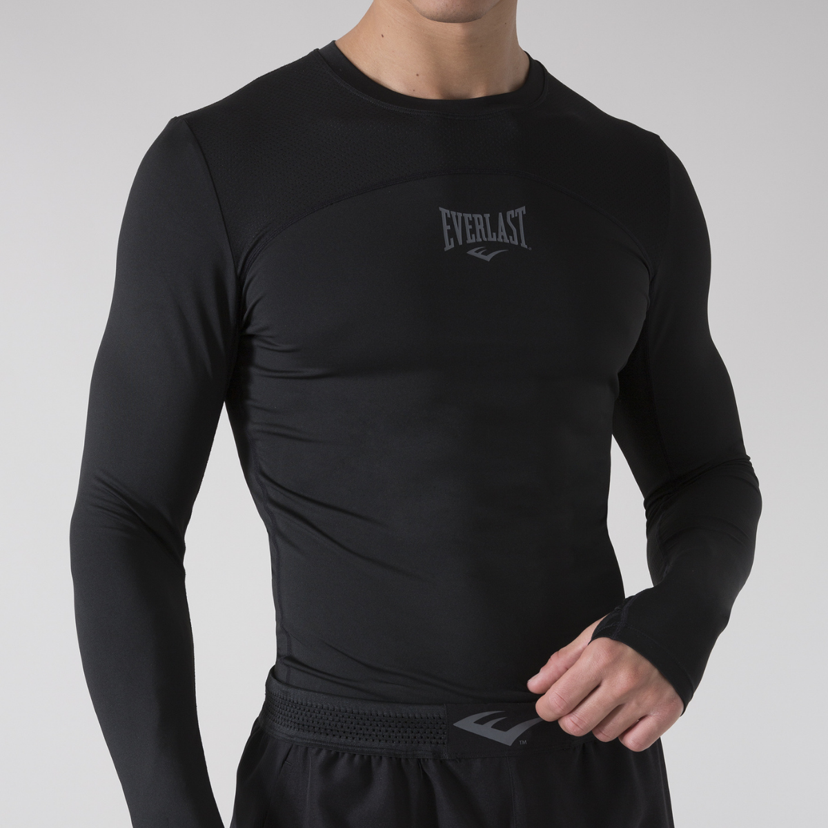Everlast Rashguard Lange Mouwen - Zwart
