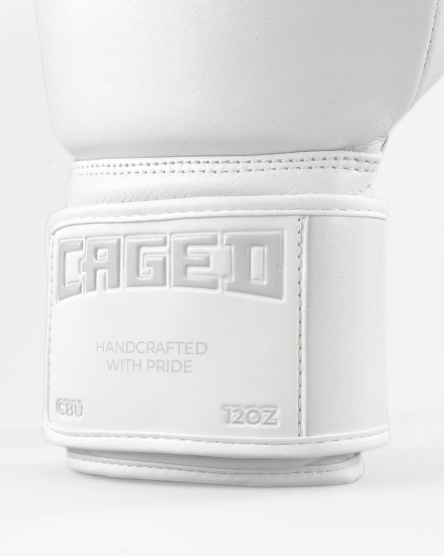 Caged Boxhandschuhe 'X' Series – Weiß/Weiß