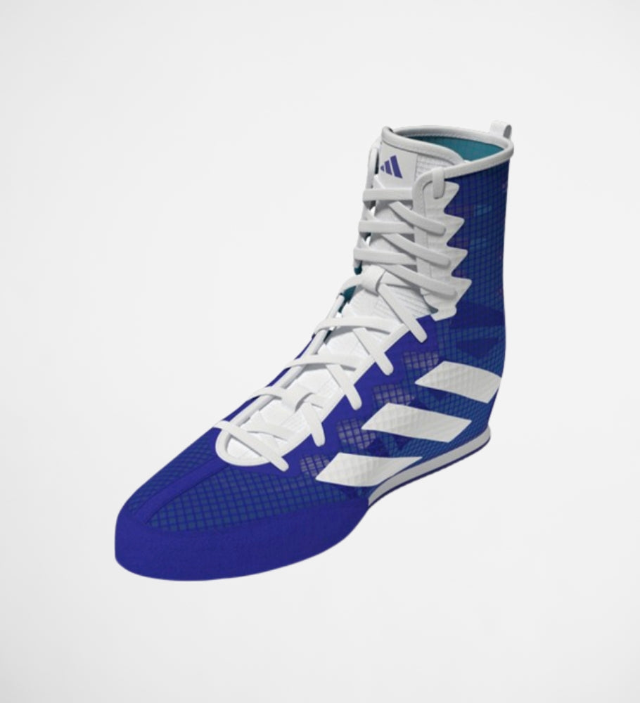 Adidas Boksschoenen Box Hog 4 - Blauw/Wit